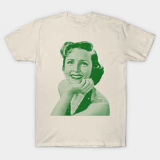 betty white - green solid style T-Shirt